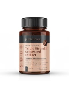 pureclinica Grape Seed Extract 300mg x 180 Tablets - 90% Oligomeric Proanthocyanidins. 300% Stronger Than Regular Grape Seed.  - Image 5