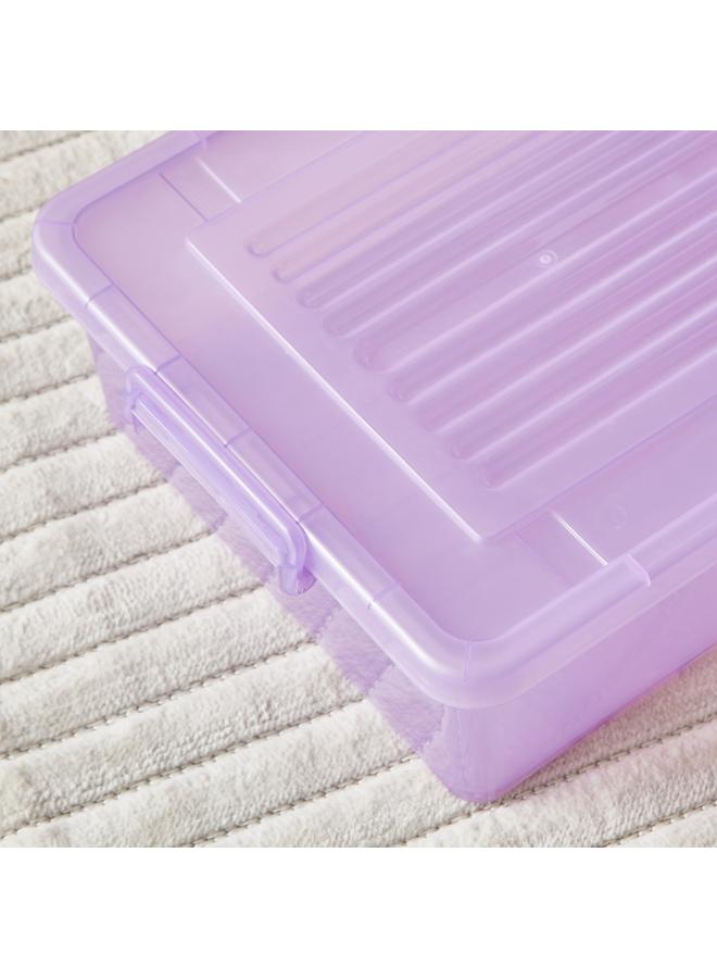 هوم بوكس صندوق تخزين متحرك أسفل السرير مع عجلة وغطاء - 35 لتر - Image 5