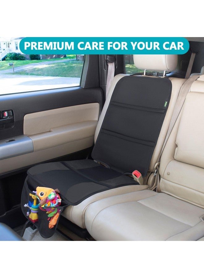 PIDO PIDO Car Seat Protector Under Baby Car Seat with Thick Padding, Carseat Pads Cover Mat for Kids, Waterproof Material and Non-Slip Base - Universal Fit for Leather and Fabric Upholstery - Image 4
