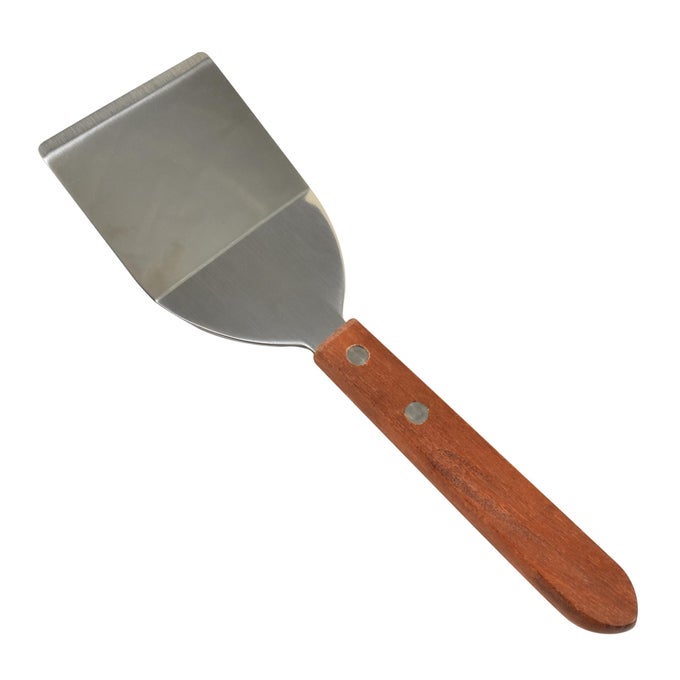 RM5665 RM STAINLESS STEEL COOKIE SPATULA WITH WOOD HANDLE MULTICOLOR SMALL