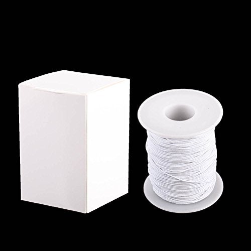 Senkary 0.8 mm Elastic String Cord Stretchy Bracelet String Beading Thread for Jewelry Making and Bracelet Making, 109 Yards, White - Image 5