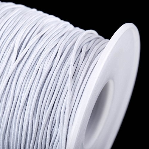 Senkary 0.8 mm Elastic String Cord Stretchy Bracelet String Beading Thread for Jewelry Making and Bracelet Making, 109 Yards, White - Image 3