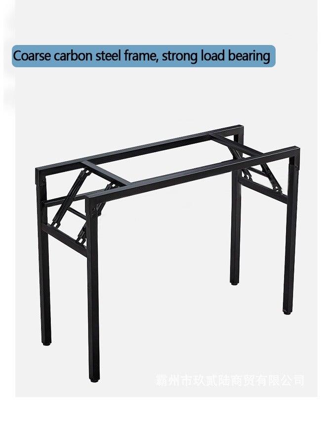 Yolu Foldable Table for Home Office,  Study Writing Desk with Adjustable Height Legs  - Image 5