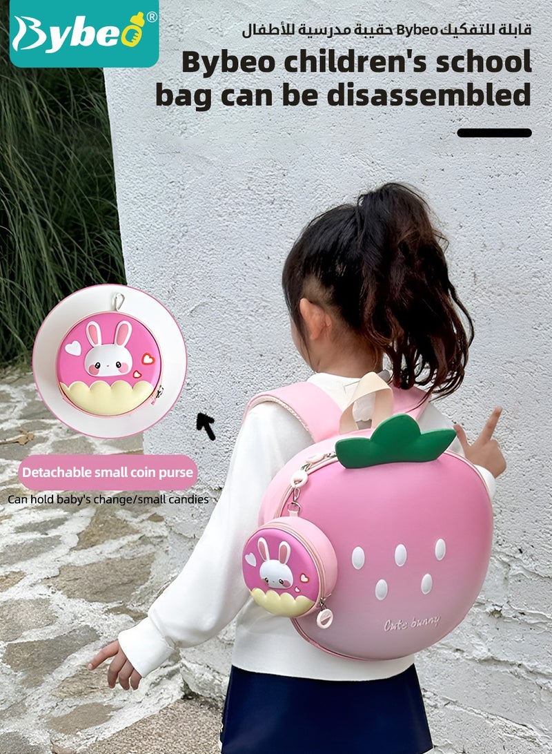بيبو حقيبة ظهر للأطفال، حقيبة مدرسية للأطفال الصغار، حقيبة ظهر صغيرة للأطفال، حقيبة أطفال ما قبل المدرسة مع حقيبة صغيرة، حقيبة سفر كرتونية لطيفة للأولاد والبنات، مثالية لرياض الأطفال والسفر والمدرسة - Image 3