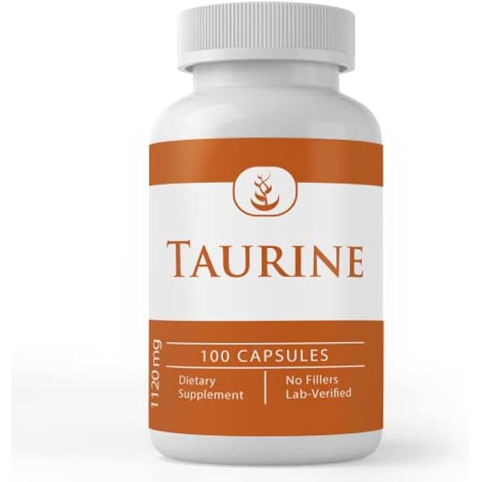 Pure Original Ingredients Taurine, (100 Capsules) 100% Pure, No Additives Or Fillers, Lab Verified - Image 1