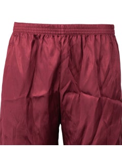Oppland Men's Satin Fabric Shorts Solid Color Elastic Waist No Pocket Lightweight Fabric  - Image 2