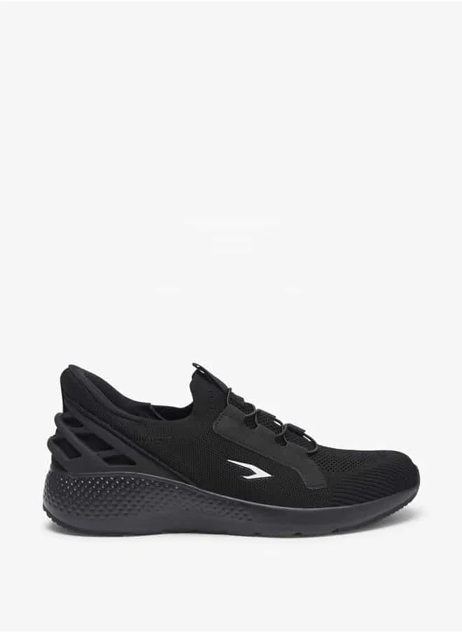 Dash Men Panelled Lace-Up Sports Shoes