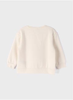LC WAIKIKI Crew Neck Printed Long Sleeve Girl Sweatshirt  - Image 4