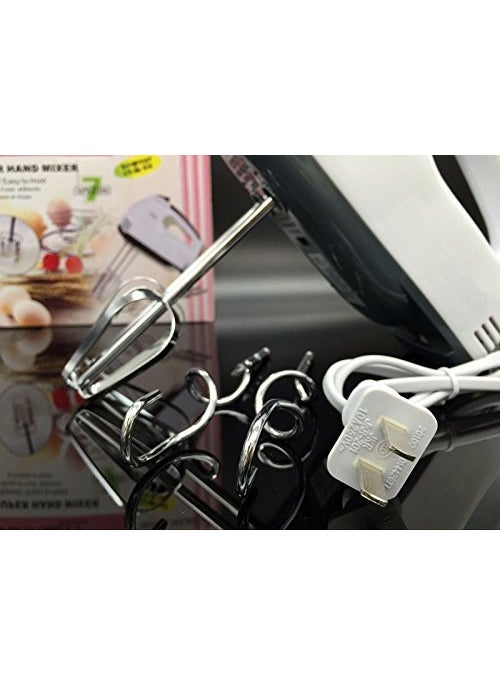 svk dream SVK Dream 7 Speed Electric Hand Blender Hand Mixer Whisk Egg Beater Cake Baking Mains Powered  - Image 4