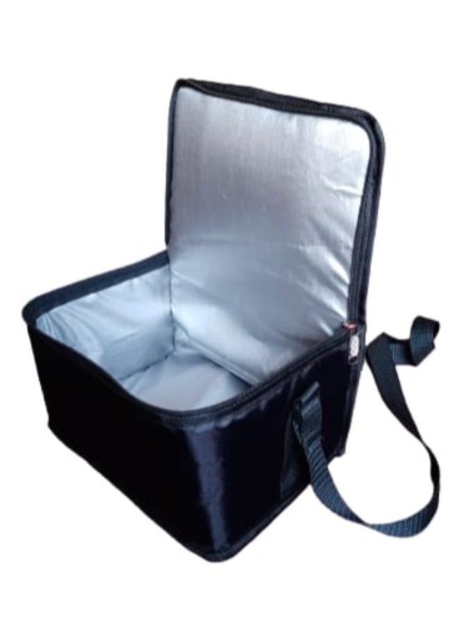 insulated lunch bag - black - Image 1