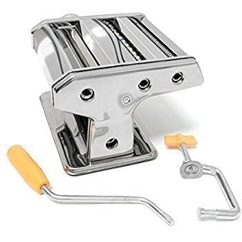AJARVAR Manual Pasta Maker Machine 150mm Steel Noodle Maker Machine with 9 Adjustable Thickness Settings - Image 2