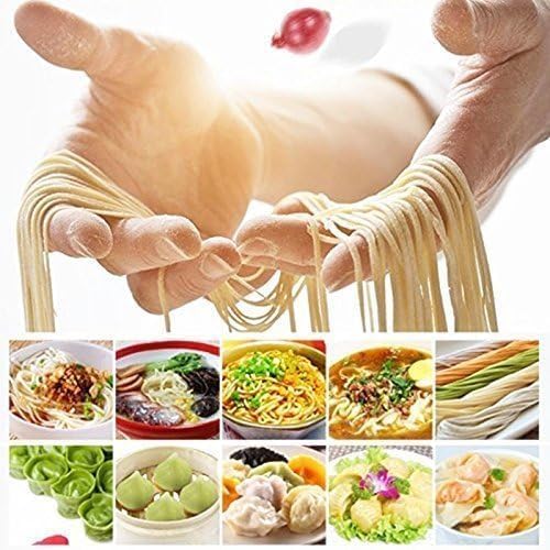 AJARVAR Manual Pasta Maker Machine 150mm Steel Noodle Maker Machine with 9 Adjustable Thickness Settings - Image 3