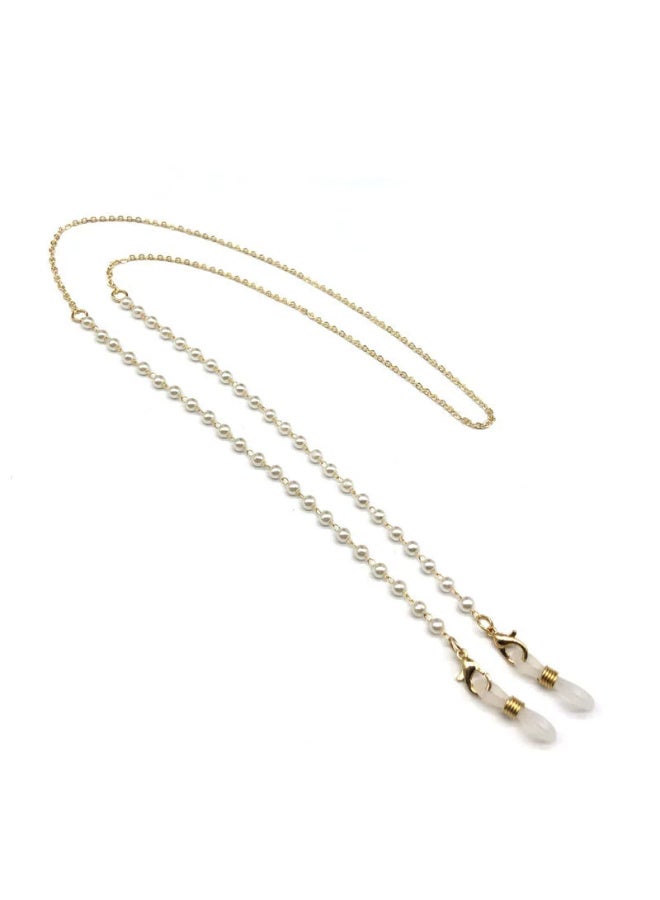 زينو سلسلة لؤلؤية لسلسلة النظارات وسلسلة القناع مانعة للانزلاق ومانعة للضياع للنساء - Image 2