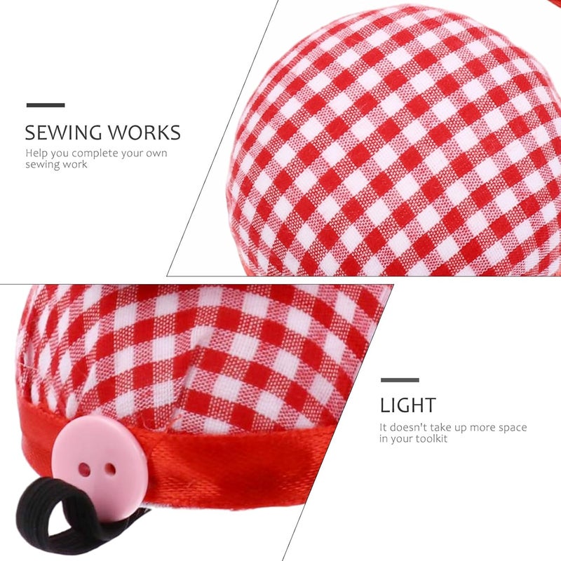 Zerodeko 3pcs Wearable Wrist Strap Sewing Pin Cushions Needle Storage Pouch DIY Handcraft Sewing Tools and Needle Organization - Image 3