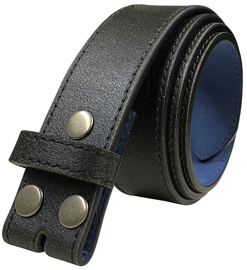 Belts.com BS57 Classic Vintage Casual Jean Replacement Belt Strap 1-1/2"(38mm) Wide (Black,(33"-35") M) - Image 1
