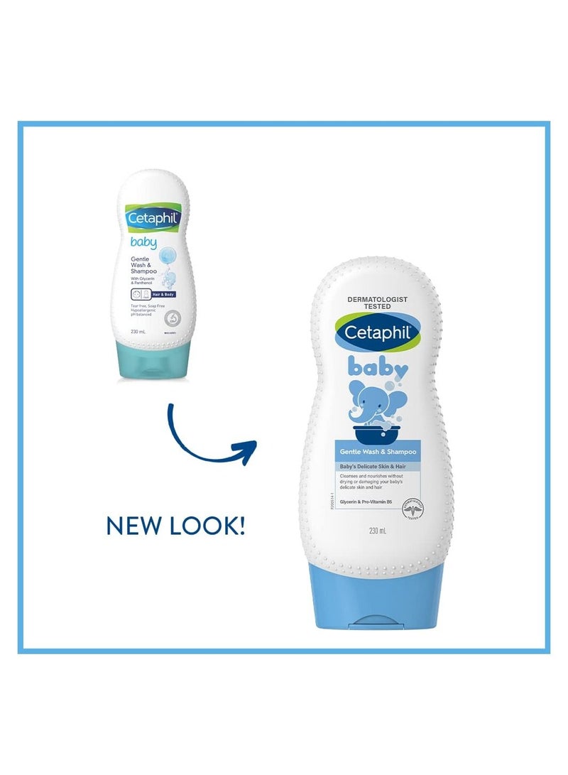 Cetaphil Baby Shampoo Wash White Chamomile 230 ml - Image 2