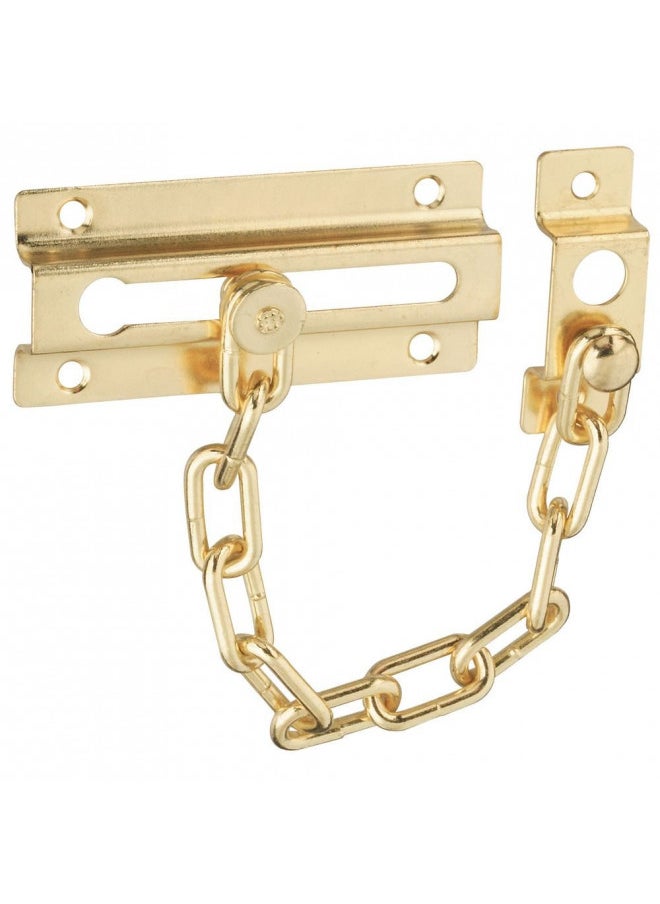 National Hardware National Hardware N183-590 V807 Door Chain in Brass,1/2" x 6" 