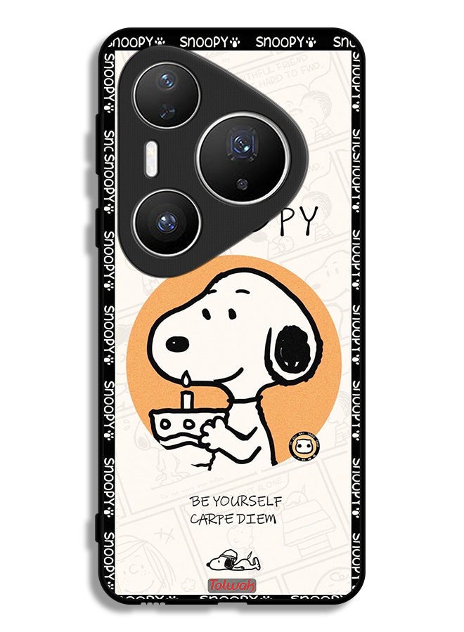 Tolwak Huawei Pura 80 Pro Plus Protective Case Cover Snoopy Be Yourself - Image 1