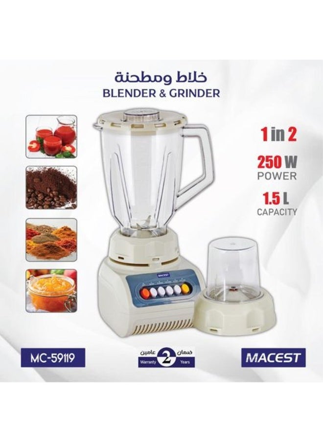 MACEST - Macest blender and grinder suitable for different food use. Multi-configuration combination. Full rotation, exquisite taste upgrade - Image 1
