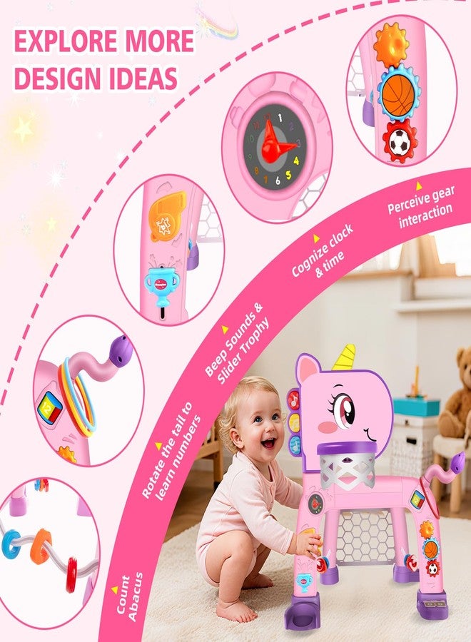 Cretargio Toddler Basketball Hoop & Soccer Goal: Toys for 1 2 3 Year Old Boys Girls Kids Sports Activity with Light Sound Music Montessori Toys for Baby 12-18 Months | Birthday Gifts for Ages 1-3 - Image 3