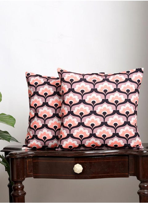 Set of 5 - Abstract Print Cushion Covers - 40x40cm by Styli