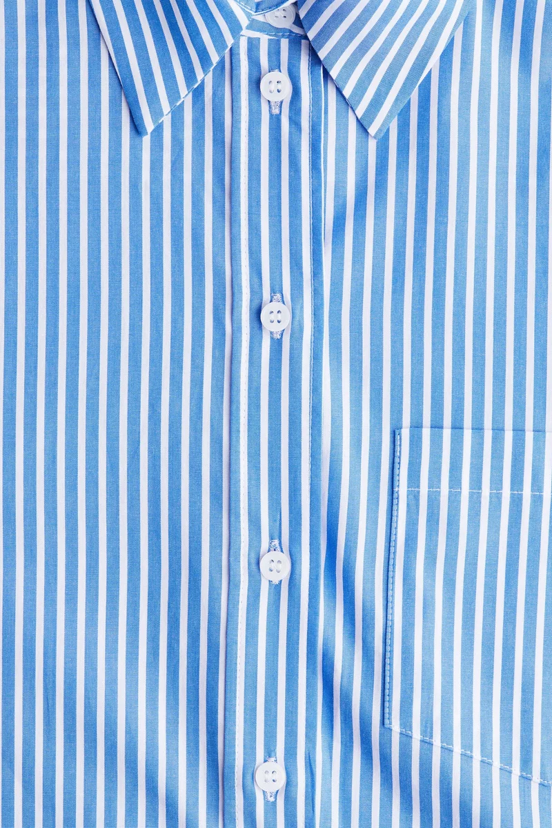 H&M Oversized cotton poplin shirt