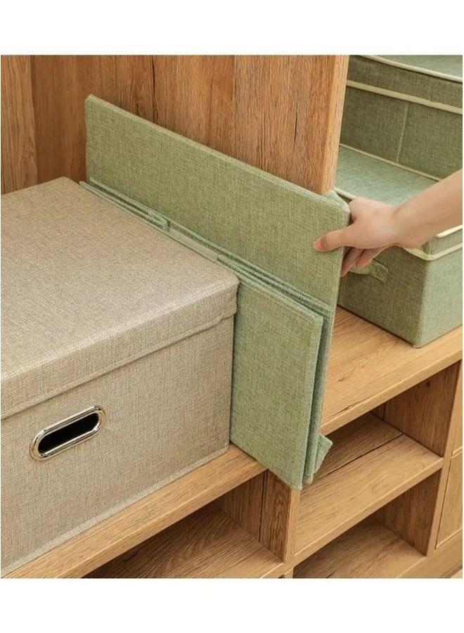 HOMESTAR Large Size Cube Boxes With Handles To Store And Organize Clothes Games Books Toys Washable Foldable Removable Lid For Home Office - Image 5