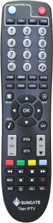 Ata Elektronik Sungate Titan New Production Iptv Satellite Receiver Remote + Smart Remote Feature Original. Product Image Same as Written