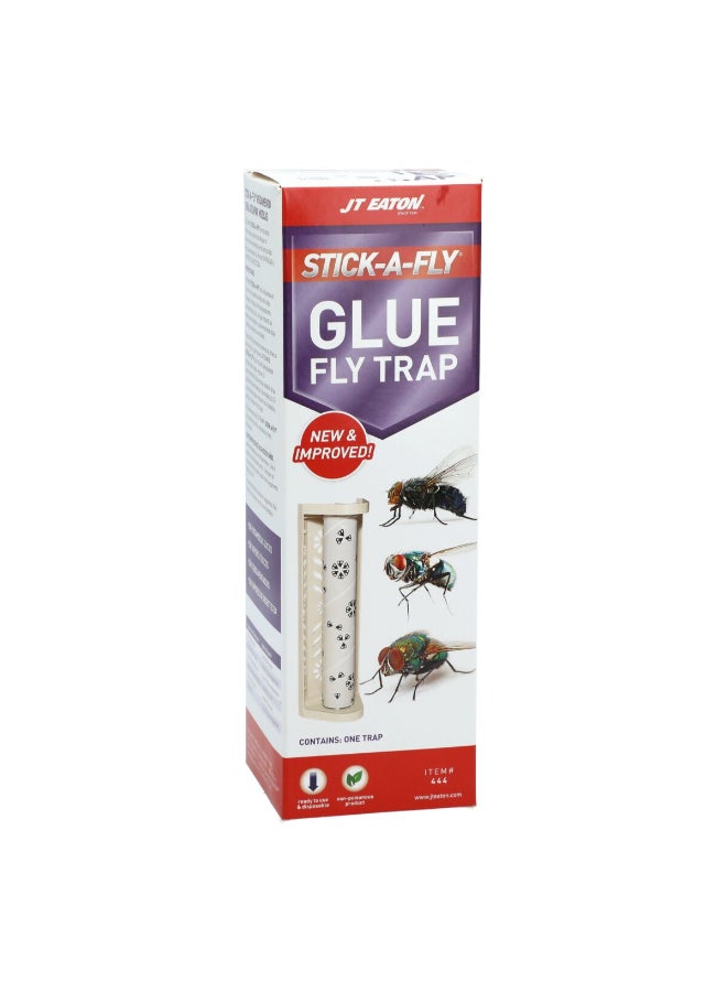 Fox Run 5-Piece Stick-A-Fly Ultra-Stick Non-Toxic Glue Fly Trap Beige 24.13 x 7.62 x 7.62 cm 444N - Image 3