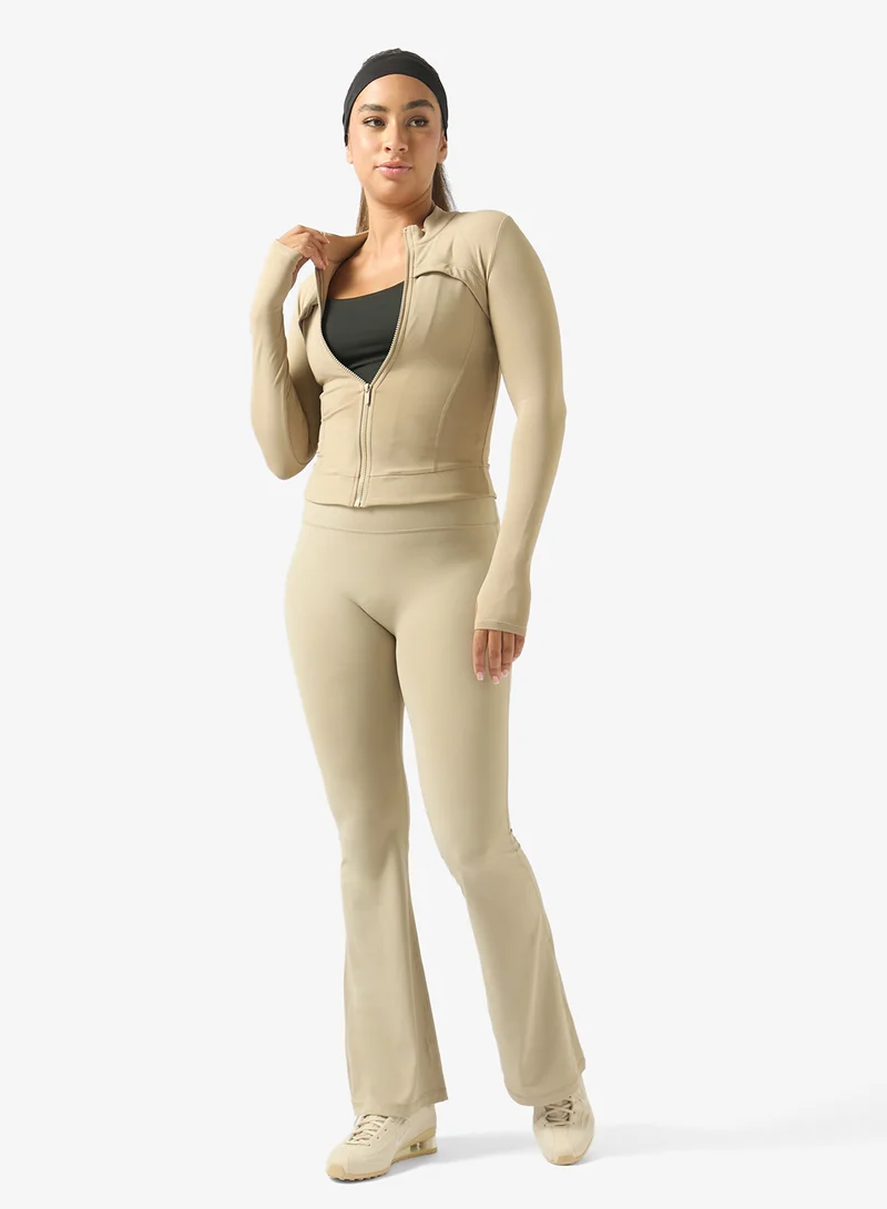 Frwd  Zip Up Sculpting Seam Detail Training Jacket for Women | Best Price UAE