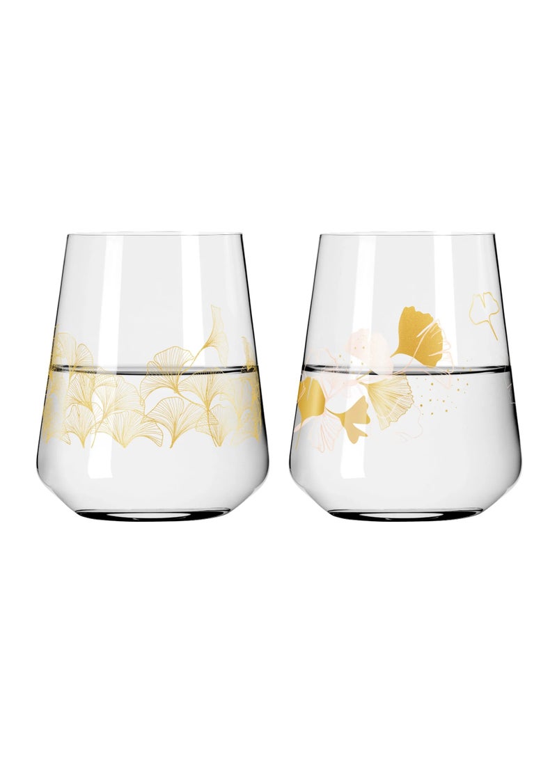 RITZENHOFF  Drinking Glasses Set of 2 (510 ml) – Water Glass, Juice Glass & Cocktail Glasses | Design by Ana Vasconcelos | Made in Germany - Image 2