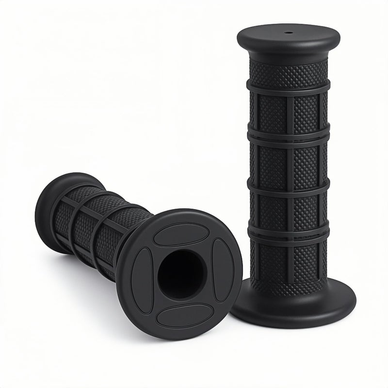 AuryngMD Quad Handlebar Grips Soft Rubber AntiSlip Black 78 22mm Handle Grips Replaces for Polaris Sportsman Recon Forman 450 Arctic Cat 250 ATV Recon Forman 450 Suzuki LT125 LT160 4 Wheeler ATV Parts - Image 3