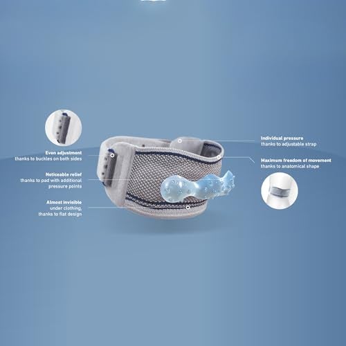 Bauerfeind - GenuPoint - Knee Strap - Support Patella & Patellar Tendon Relief for Runners, Jumpers Knee & Shin Splints, Fits Under the Kneecap - Size 2, Black - Image 5