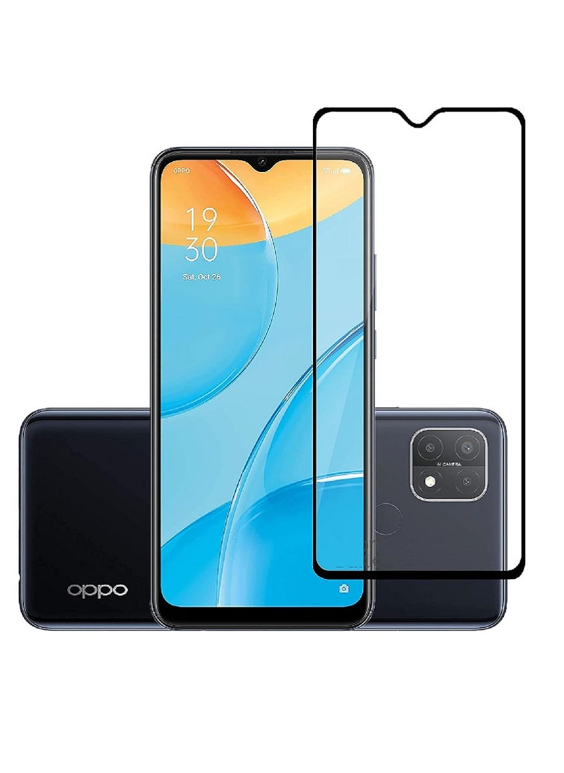Super Tempered Glass Screen Protector 5D Designed For Oppo A15 Full Glue Edge to Edge Full Screen Coverage And Bubble Free - Image 1