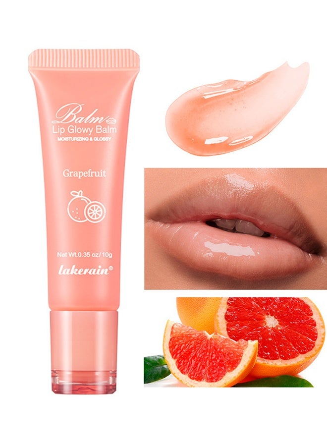 lakerain Lip Glowy Balm Shine Glossy Finish Lip Oil Moisturizing Lip Care Therapy Treatment Hydrating and Nourishing Repair Sleeping Lip Tint Oil Glossy Lip Plumper Gloss Lip Glow Plumping Oil #03 - Image 1