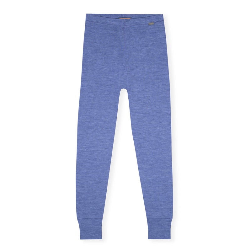MERIWOOL Womens 100% Merino Wool Base Layer Thermal Pants Sky Blue Heather - Image 3