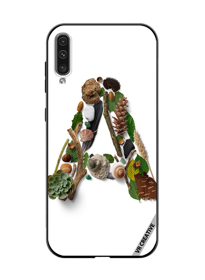 VR CREATIVE Protective Case Cover For Samsung Galaxy A50/A50s Alphabet A Design Multicolour - Image 1