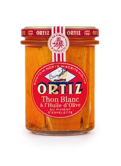 ORTIZ White Tuna In Olive Oil With Espelette Pepper  - Image 1