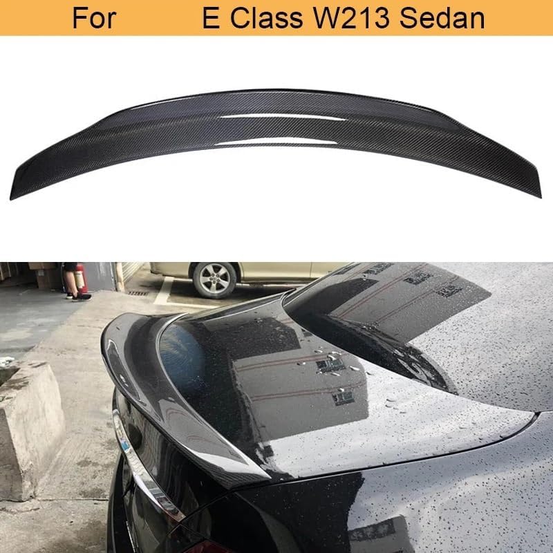 QASULER جناح خلفي من ألياف الكربون QASULER لمرسيدس بنز E Class W213 E63 AMG - Image 4