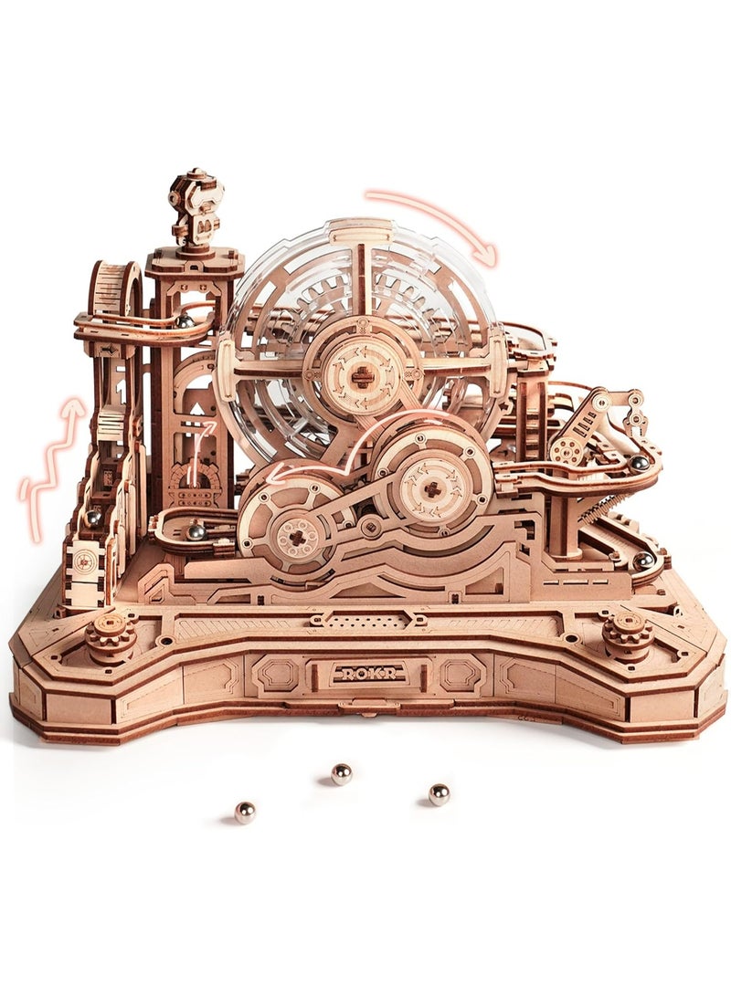 روبوتايم تحدي كرة التروس ثلاثية الأبعاد من ROBOTIME ROKR، لغز خشبي EGC01 - Image 1