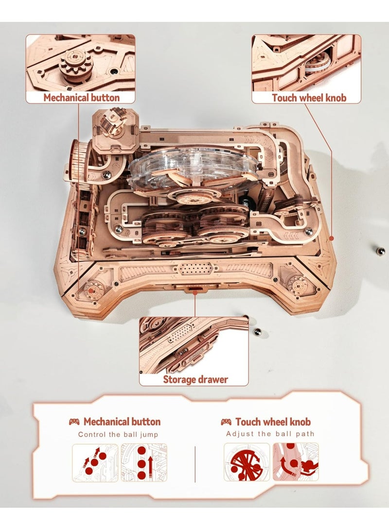 روبوتايم تحدي كرة التروس ثلاثية الأبعاد من ROBOTIME ROKR، لغز خشبي EGC01 - Image 5