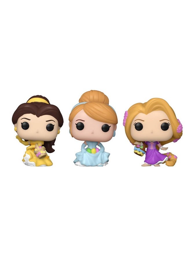 Funko Funko Pocket Pop!: Easter 3-Pack - Belle, Cinderella, Rapunzel  - Image 2