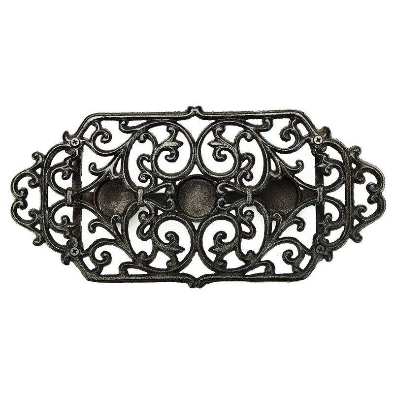 Sungmor Heavy Duty Cast Iron Teapot Dish Warmer Stable Holder for Tealight Stand | Tealight Warmer Decorative Stove for Villa Yard Balcony-Flower Shape - Image 1