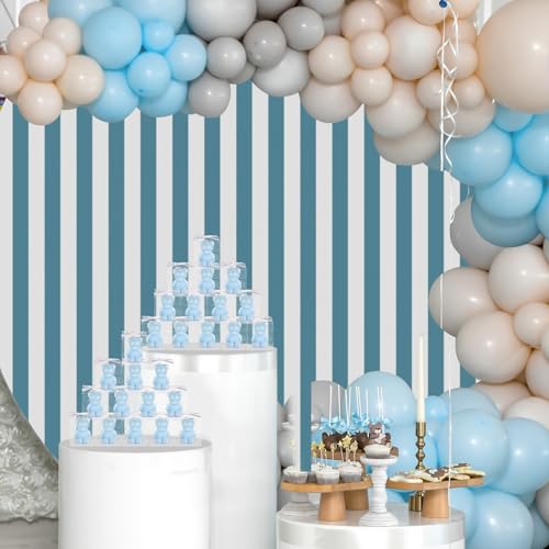 Hoolerry 30 Pcs Baby Shower Favors Bear Candles Favors with Handmade Mini 30 Boxes Bear Shaped Candles Bulk for Baby Shower Boys Girls Wedding Gender Reveal Party Guest(Light Blue) - Image 5