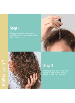 CARVENCHY Thrive Hair Oil To Help Stimulate New Hair Growth And Strengthen Hair Folicles Improve Frizz Nourish And Repair Hair 60ML  - Image 5