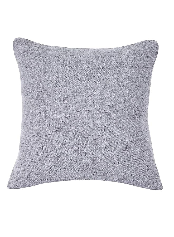 erorex Soft Linen Decorative Solid Filled Cushion 40X40 Light Grey - Image 1