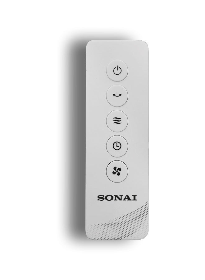 Sonai Wall Fan 18 Inches, 3 Speeds, With Remote Control, Timer Up To 7.5 Hours, Black, MAR-1822 - Image 4