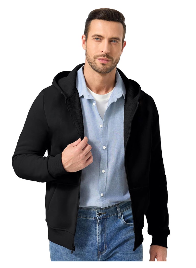 Zipper Hooded Sweatshirt Jacket - Image 1
