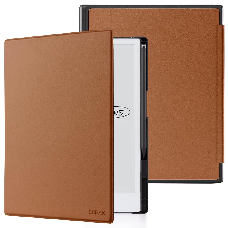 CoBak Case for Remarkable 2 Tablet - Lightweight and Hard Back Shell Protective Book Folio Cover with Built-in Pen Holder - Only for 10.3" 2020 Released (Earth Tone) - Image 2