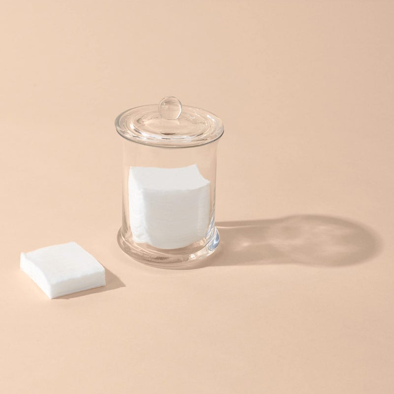 Diane Multi-Layer Cotton Facial Square Pads, 100 count, 100% Pure Cotton, Hypoallergenic, Biodegradable, Strong and Durable Makeup and Nail Polish Removal Wipes - Image 5